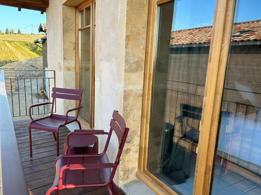 Le Tinailler Grand Standing Au Coeur Des Vignes Villa Prissé Exterior foto